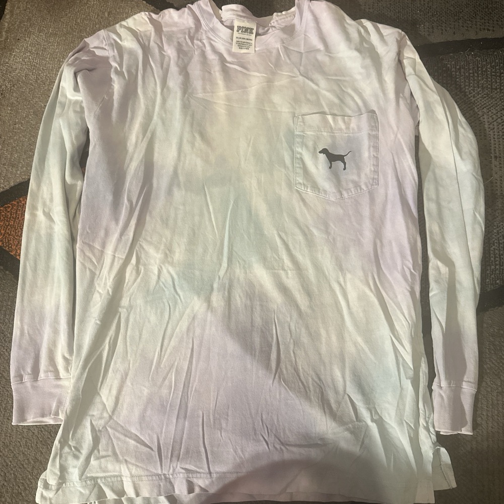 PINK Victoria's Secret Tie-Dye Long Sleeve Shirt